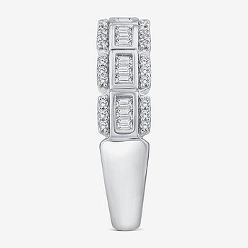 5.5MM 1/2 CT. T.W. Natural White Diamond 14K White Gold 5.5MM 1/2 CT. T.W. Natural White Diamond 14K White Gold