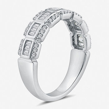 5.5MM 1/2 CT. T.W. Natural White Diamond 14K White Gold 5.5MM 1/2 CT. T.W. Natural White Diamond 14K White Gold