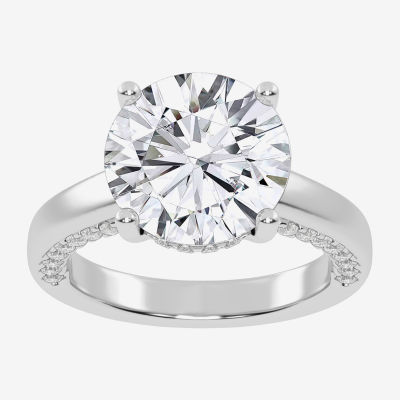 G-H / Vs2-Si1) Womens / CT. T.W. Lab Grown White Diamond 14K Gold Solitaire Engagement Ring