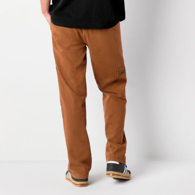 Arizona Mens Relaxed Straight Fit Herringbone Cargo Pant