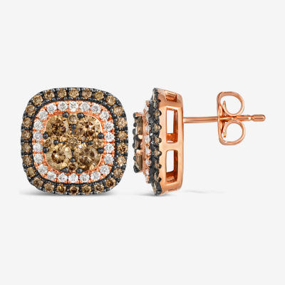 Le Vian® Earrings featuring Chocolate Diamonds® Nude Diamonds™ set in 14K Strawberry Gold®