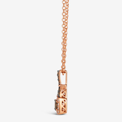 Le Vian® Pendant featuring Chocolate Diamonds® Nude Diamonds™ set in 14K Strawberry Gold®