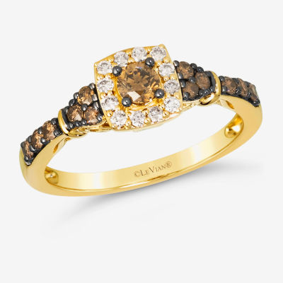 Le Vian® Ring featuring Chocolate Diamonds® Nude Diamonds™ set in 14K Honey Gold