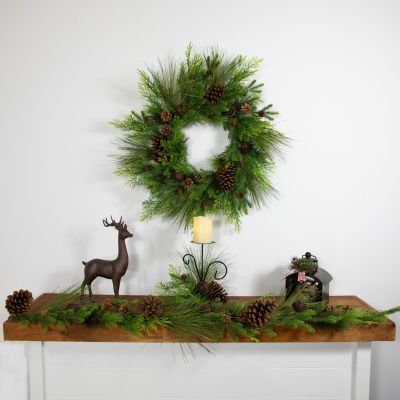 Northlight Jingle Bells And Pinecones Christmas Indoor Garland