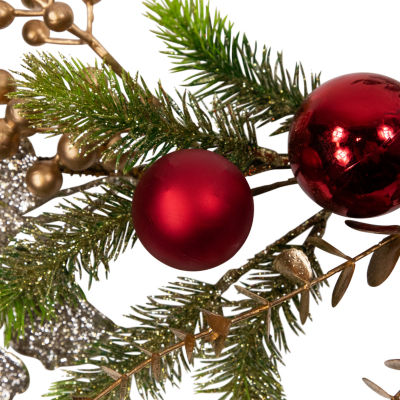 Northlight Ball Glittered Christmas Indoor Garland