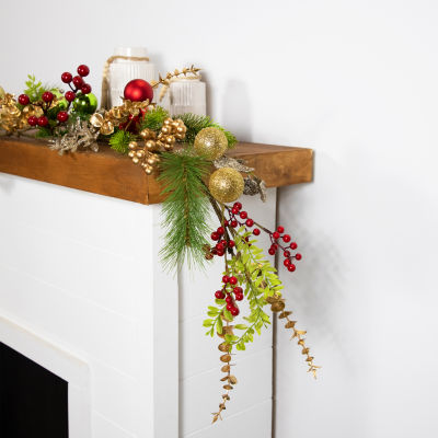 Northlight Ball Glittered Indoor Christmas Garland