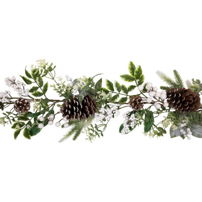 Northlight Frosted Pinecones Indoor Christmas Garland