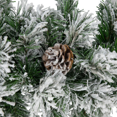 Northlight Angel Pine And Pine Cones  Unlit Indoor Christmas Garland