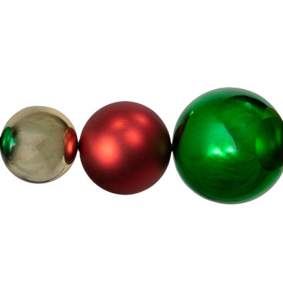 Northlight Shiny And Matte Shatterproof Ball Christmas Swags