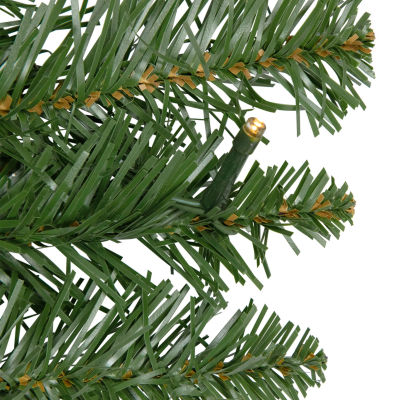 Northlight Whitmire Pine Pre-Lit Wreath