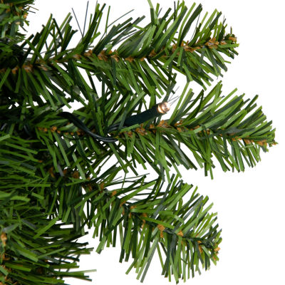 Northlight Canadian Pine Pre-Lit Wreath