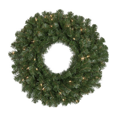 Northlight Windsor Pine Indoor Pre-Lit Christmas Wreath