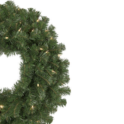 Northlight Windsor Pine Indoor Pre-Lit Christmas Wreath