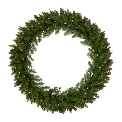 Northlight Rockwood Pine Indoor Pre-Lit Christmas Wreath