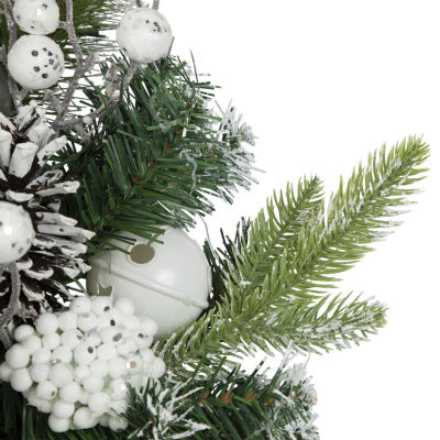 Northlight Pine Frosted Artificial Indoor Christmas Wreath