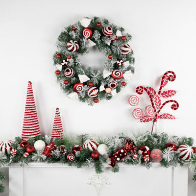 Northlight Frosted Pine Artificial Indoor Christmas Wreath