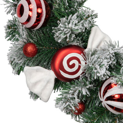 Northlight Frosted Pine Artificial Indoor Christmas Wreath