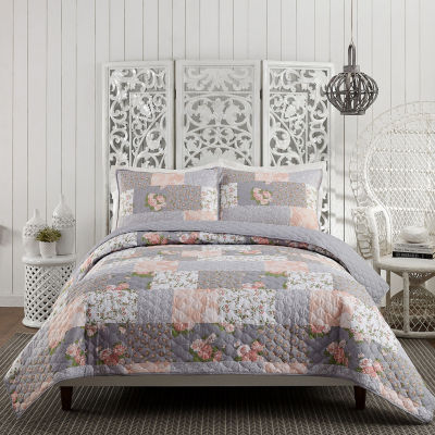 Modern Heirloom La Flor 3-pc. Reversible Quilt Set