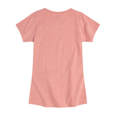 Big Girls Crew Neck Short Sleeve Graphic T-Shirt