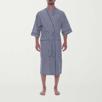 Majestic International Mens-Tall Kimono Robes 3/4 Sleeve Long Length