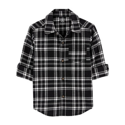 Carter's Toddler Boys Long Sleeve Button-Down Shirt