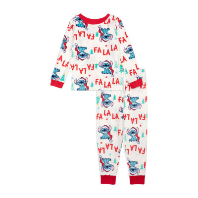 Disney Collection Holiday Toddler Girls 2-pc. Lilo & Stitch Pajama Sets