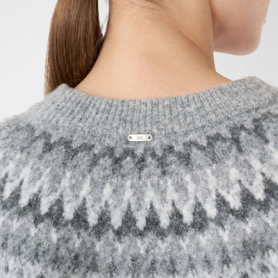 RM Rebecca Minkoff Womens Crew Neck Long Sleeve Pullover Sweater