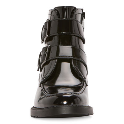 Worthington Womens Main Flat Heel Motorcycle Boots