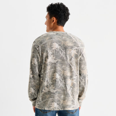 Arizona Mens Crew Neck Long Sleeve Regular Fit Thermal Top