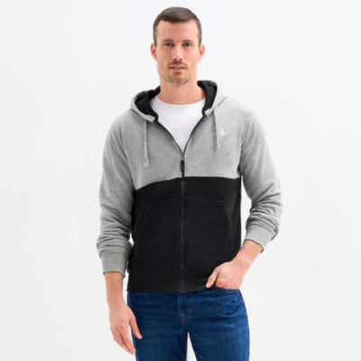 Jacket Zip Up Jcpenney Sherpa Hoodie Polo Fleece Mens Long Sleeve