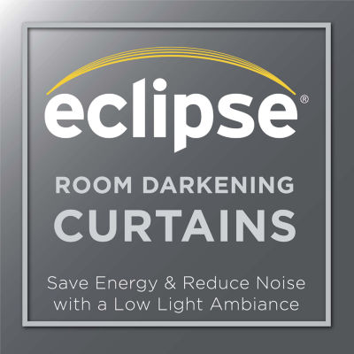 Eclipse Haley Light-Filtering Rod Pocket Single Curtain Panel