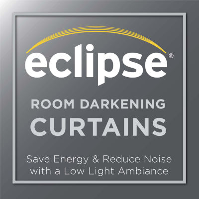 Eclipse Haley Rod Pocket Light-Filtering Single Curtain Panel