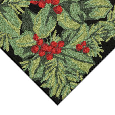 Liora Manne Frontporch Hollyberries Indoor/OutdoorRug