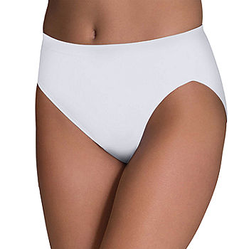 Women's 10-Pack Breathable Cotton Hi-Cuts Panty Underwear! (Size 6)