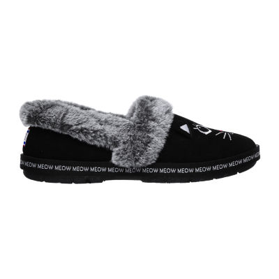 Skechers Bobs Womens Too Cozy Meow Pajamas Slip-On Shoe