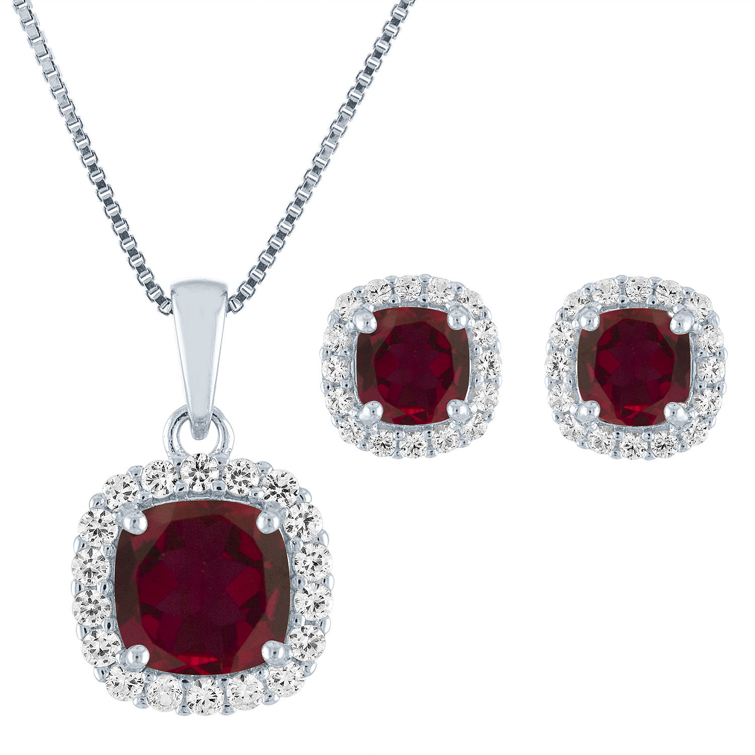 Gemstone Sterling Silver 2-pc. Jewelry Set - JCPenney