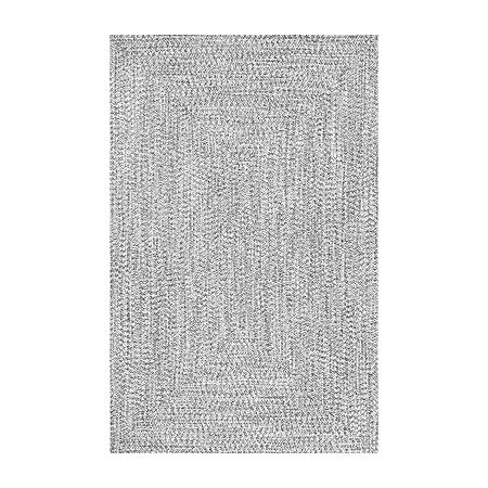 NuLoom Braided Lefebvre Salt And Pepper Rug, One Size, Multiple Colors