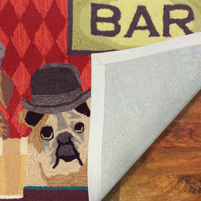 Liora Manne Frontporch Bar Patrol Hand Tufted Rectangular Rugs & Floor Coverings Indoor Outdoor Animal Accent