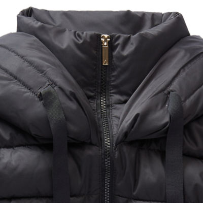 Liz claiborne hooded heavyweight puffer sales jacket