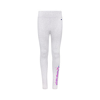 Champion Big Girls Mid Rise Full Length Leggings, Color: Oxford Heather -  JCPenney
