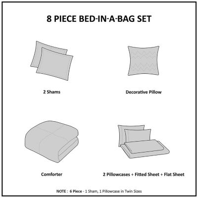 Intelligent Design Avery Comforter and Sheet Set with decorative pillow