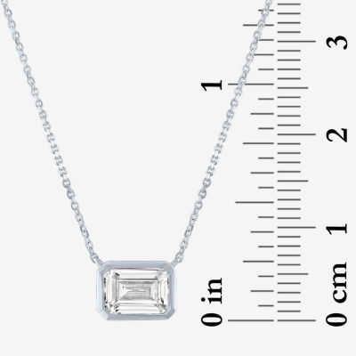 Diamond Addiction (G-H / Si2-I1) Womens 1 CT. T.W. Lab Grown White Diamond 14K White Gold Pendant Necklace