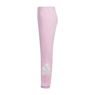 adidas Toddler Girls Mid Rise Cuffed Jogger Pant