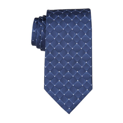 Stafford Extra Long Checked Tie