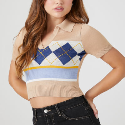 Cropped polo hotsell shirt forever 21