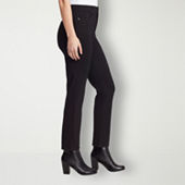 Gloria Vanderbilt® Plus Womens High Rise Straight Leg Flat Front Ponte Pant  - JCPenney