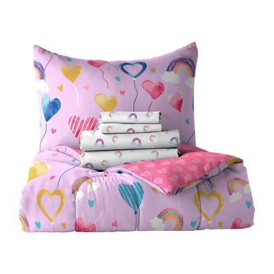 Dream Factory Balloon Hearts 5-pc. Lightweight Comforter Set