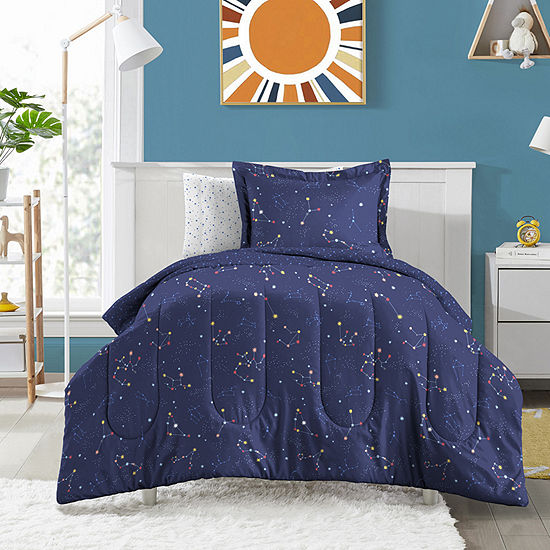 Dream Factory Zodiac Lightweight Comforter Set, Color: Navy - JCPenney