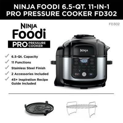 Ninja Foodi 11-in-1 6.5 Qt. Pressure Cooker + Air Fryer