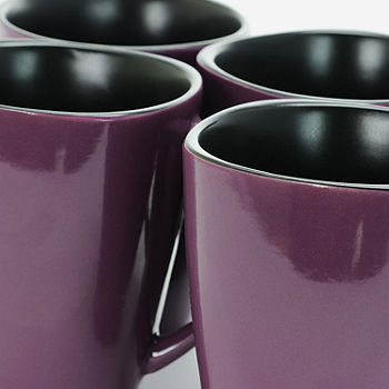 Elama 18-fl oz Stoneware Travel Mug Set (6-Pack) in the Water Bottles & Mugs  department at